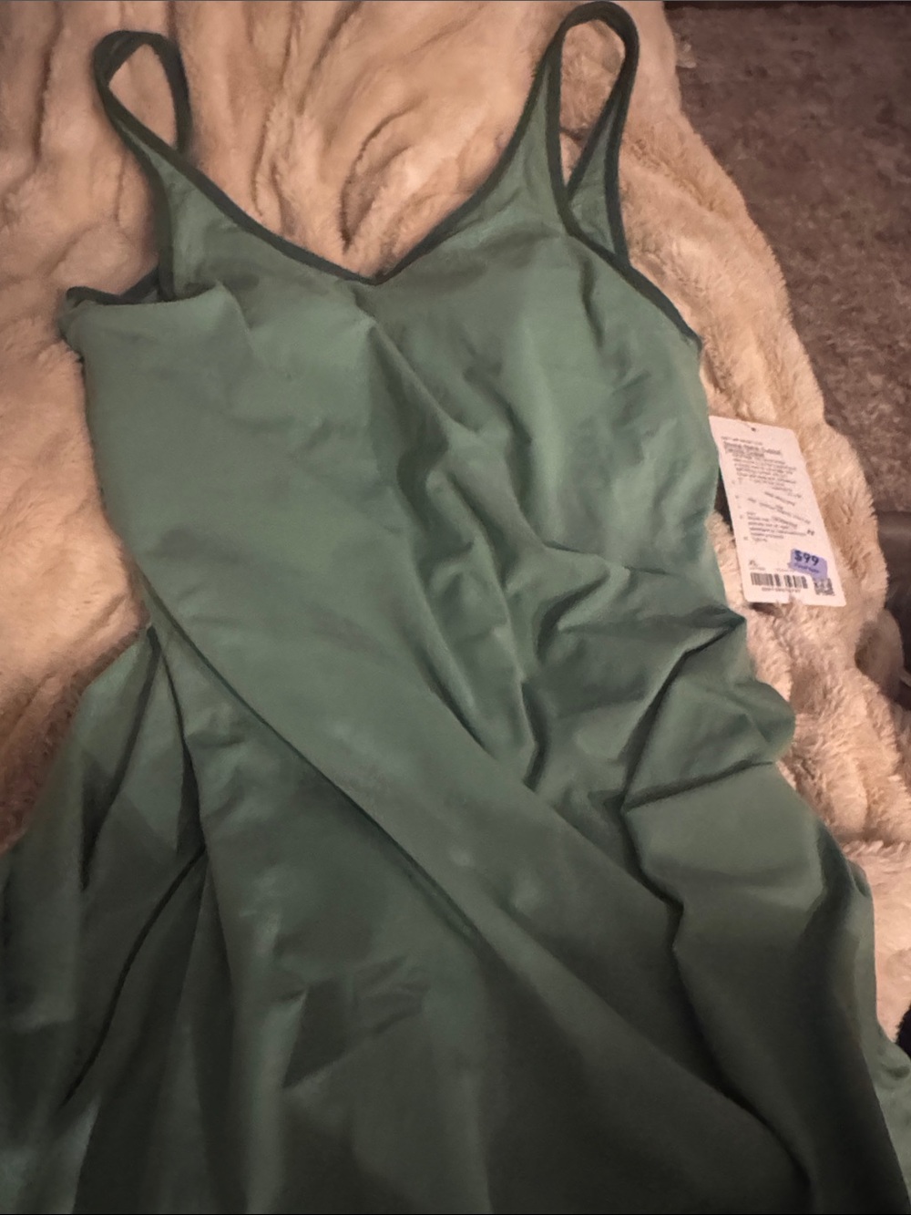 lululemon athletica Olive Green Mini Dress